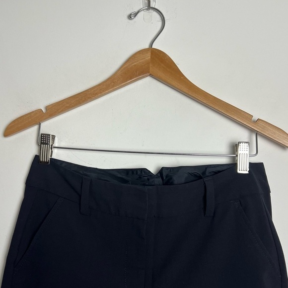 Land's End Women's Navy Washable Wool Blend Dress Pants Size 6 - Picture 2 of 9